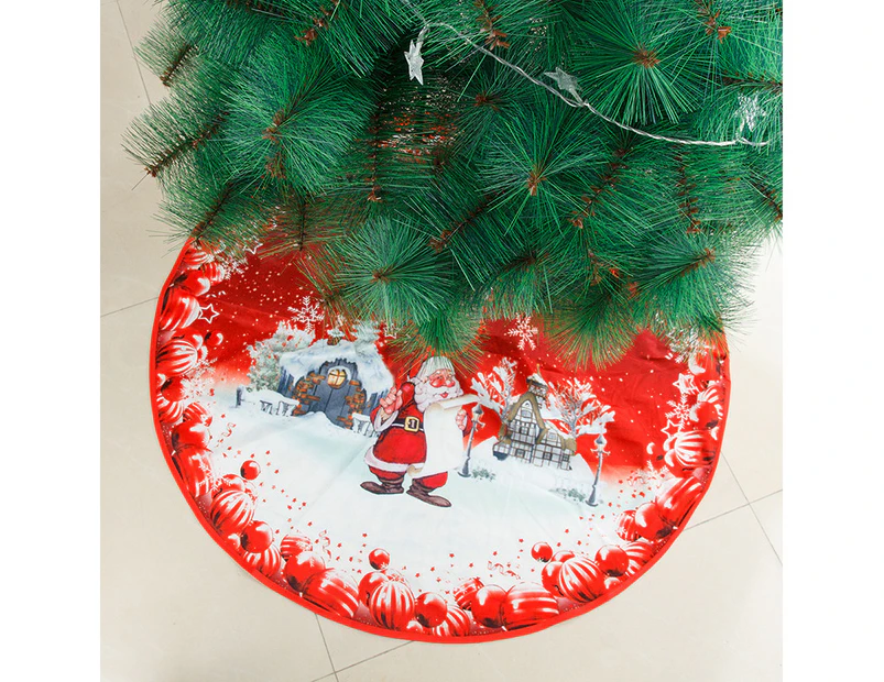 Christmas Tree Skirt Holiday Xmas Tree Skirts Ornaments,Diameter 84cm