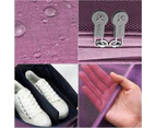 Travel Shoe Bag Waterproof Holds 3 Pair of Shoes for Travel and Daily Use Storage Pouch,Purple