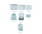 7 Set Packing Cubes for Suitcases Travel Luggage Packing Organizers,Grey(One Free Giveaway As Seen On Photo)