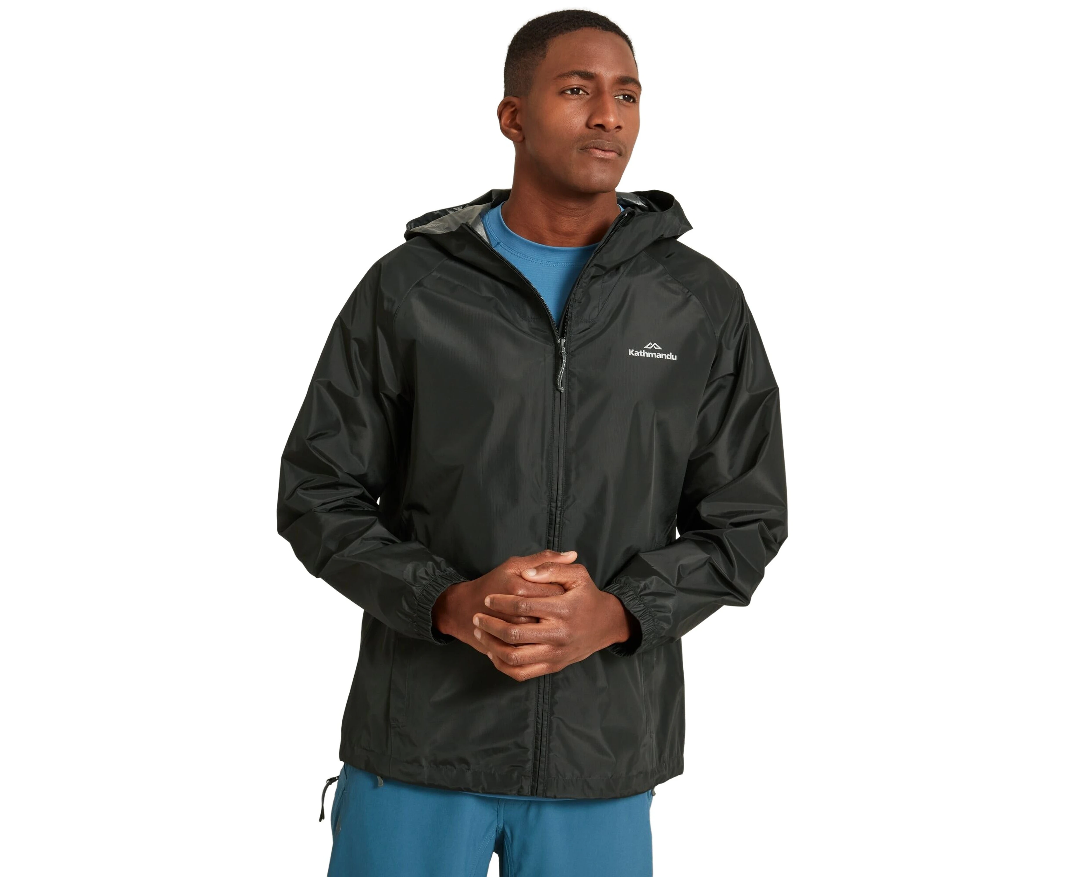 Kathmandu Men's Pocket-it 2-layer Rain Jacket  Rain Coat