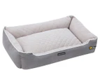 Paws & Claws Large Self Warming Pet Bed - Grey