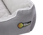 Paws & Claws Large Self Warming Pet Bed - Grey
