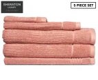 Sheraton Luxury Maison 5-Piece Soho Towel Set - Ash Rose