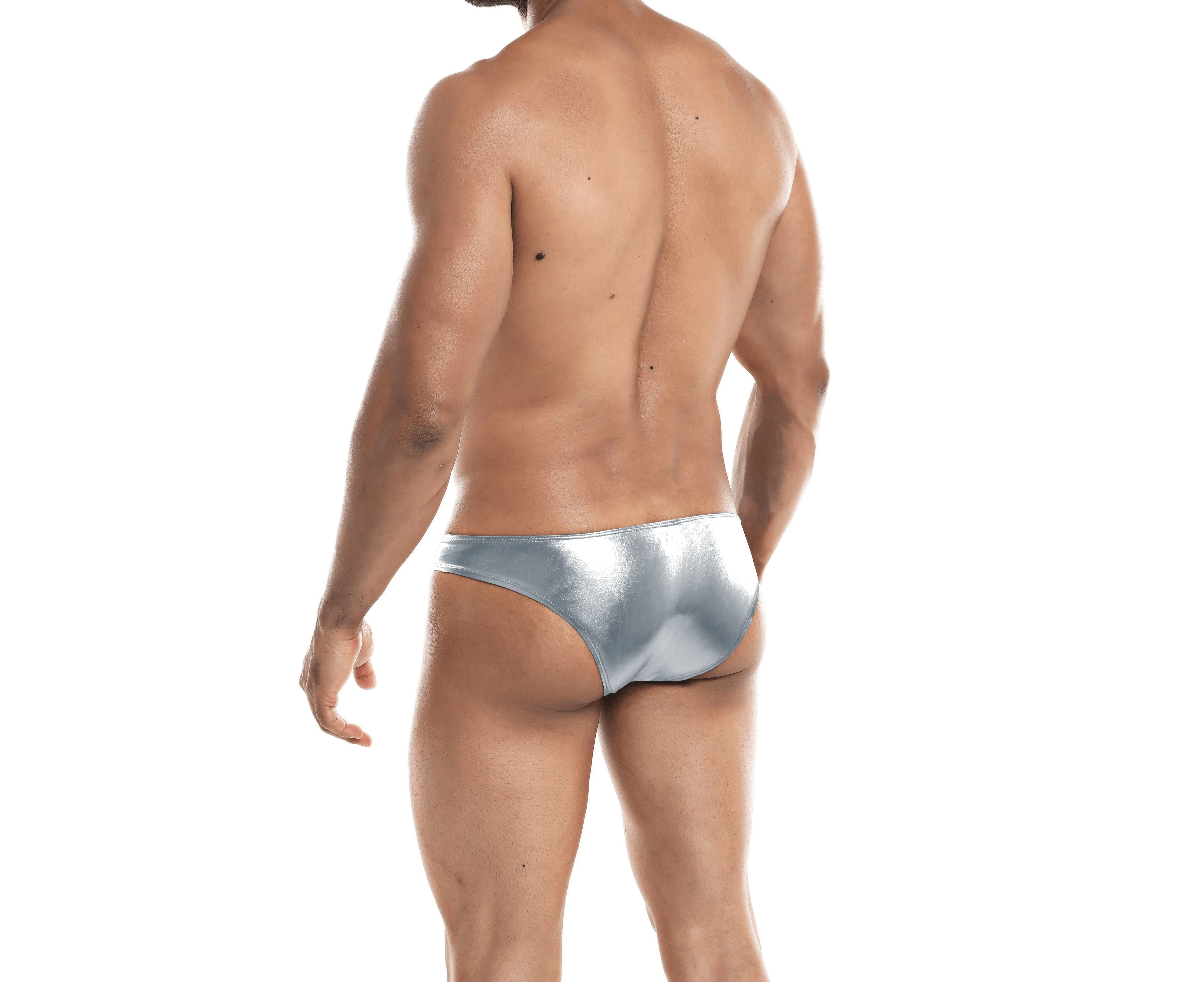 Cut For Men Low Rise Bikini Silver Medium