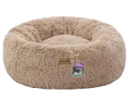 Paws & Claws Extra Large Calming Plush Bed - Camel
