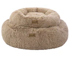 Paws & Claws Extra Large Calming Plush Bed - Camel