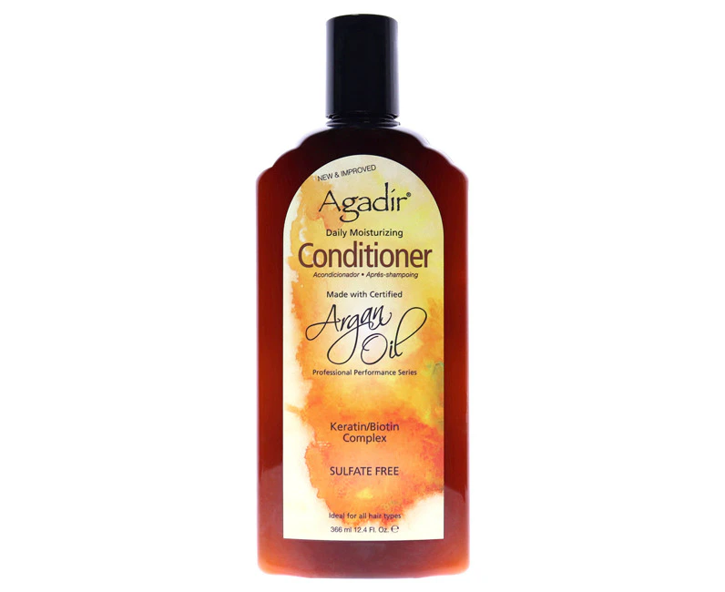 Argan Oil Daily Moisturizing Conditioner by Agadir for Unisex - 12.4 oz Conditioner