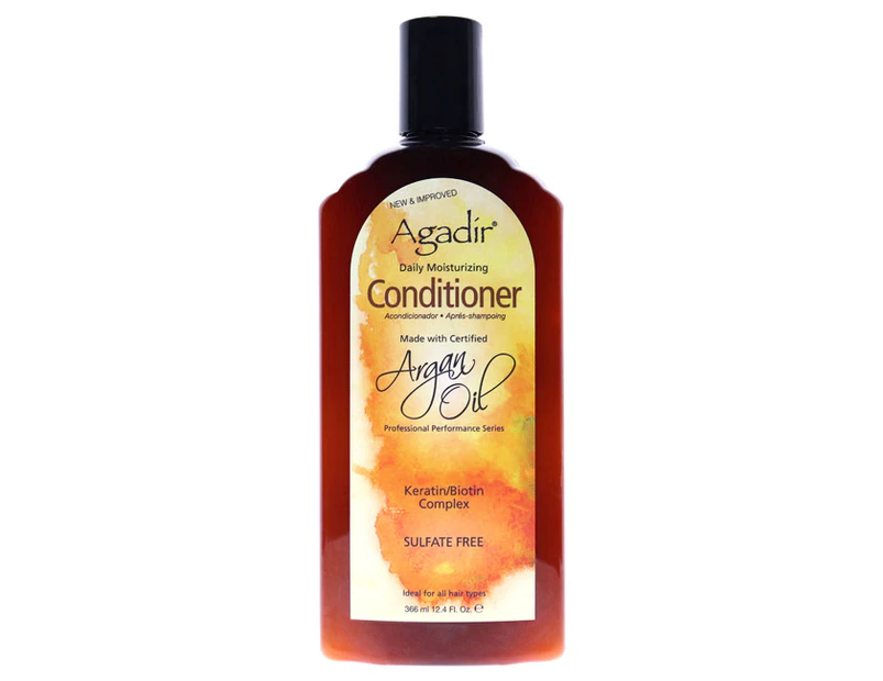 Argan Oil Daily Moisturizing Conditioner by Agadir for Unisex - 12.4 oz Conditioner