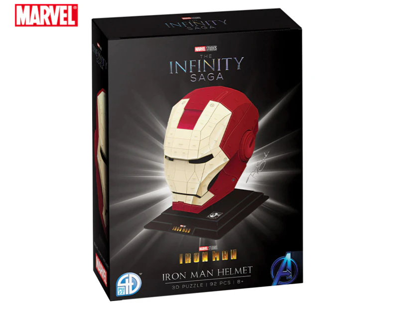 4D Puzz Marvel: Iron Man Helmet 92-Piece Paper Model Kit