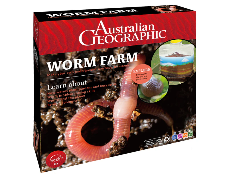 National Geographic Amazing Worms Chemistry Kit