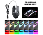 Colorful LED Gaming Keyboard & Mouse Combo Set Rainbow Color