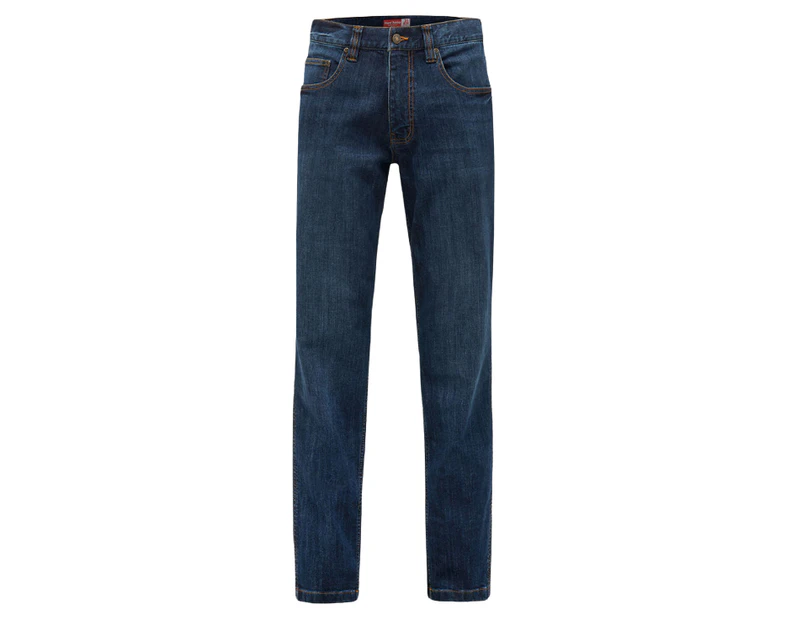 Mens Hard Yakka Heritage Regular Jeans Tough Denim Indigo Y03100 - Indigo