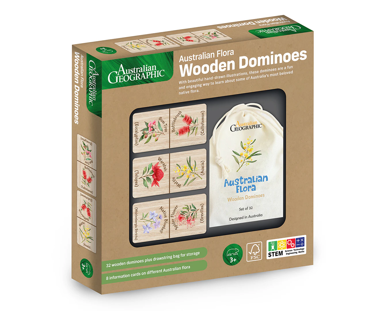 Australian Geographic Australian Flora Dominoes Game