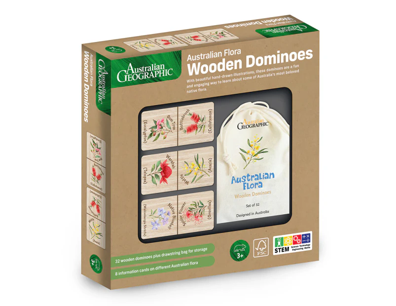 Australian Geographic Australian Flora Dominoes Game