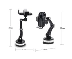 Suction Cup Phone Holder - Black Grey