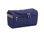 Hanging Toiletry Bag for Men & Women Portable Travel Kit Cosmetic Organizer-Navy Blue