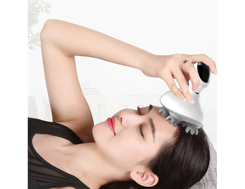 USB Rechargeable Vibrating Handheld Scalp Massager