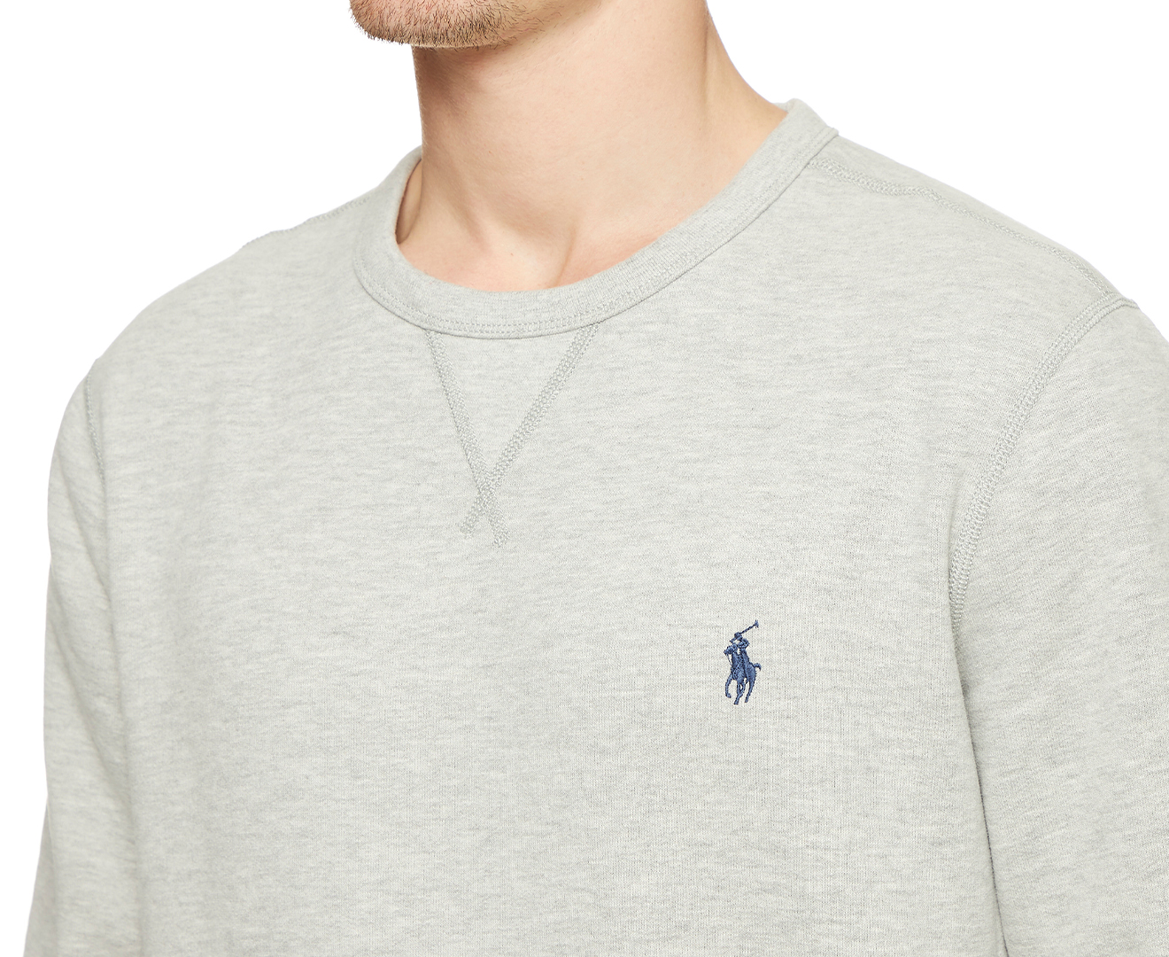 Polo Ralph Lauren Men's Vintage Fleece Crew Sweatshirt - Over Heather |  