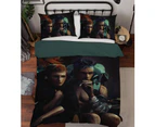 3D King Queen 2001 Marco Cavazzana Quilt Cover Set Bedding Set Pillowcases Duvet Cover KING SINGLE DOUBLE QUEEN KING