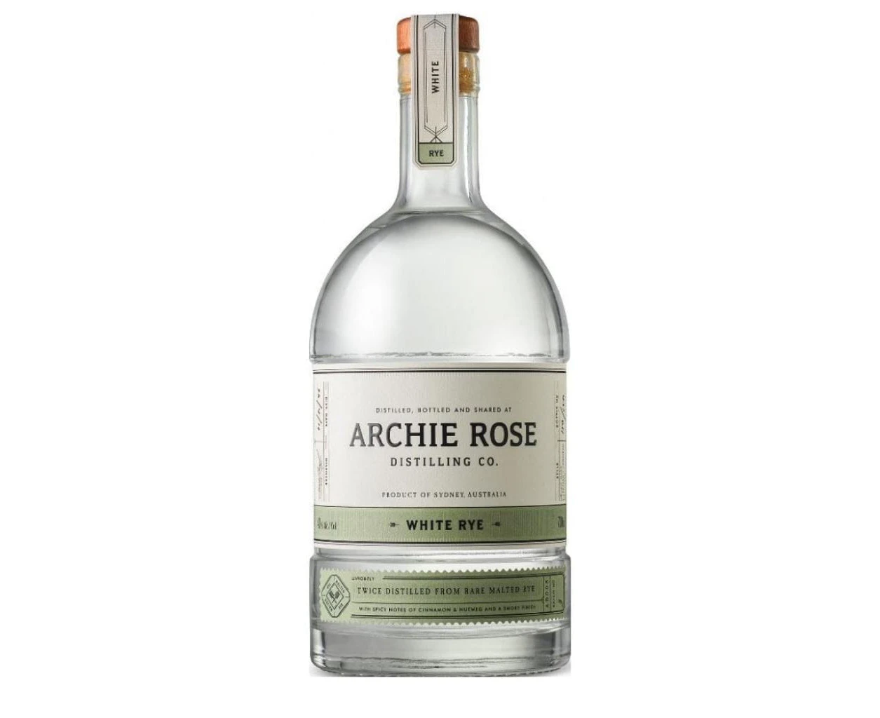 ARCHIE ROSE WHITE RYE 40% 700ML