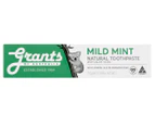 Grants Natural Toothpaste Mild Mint 110g