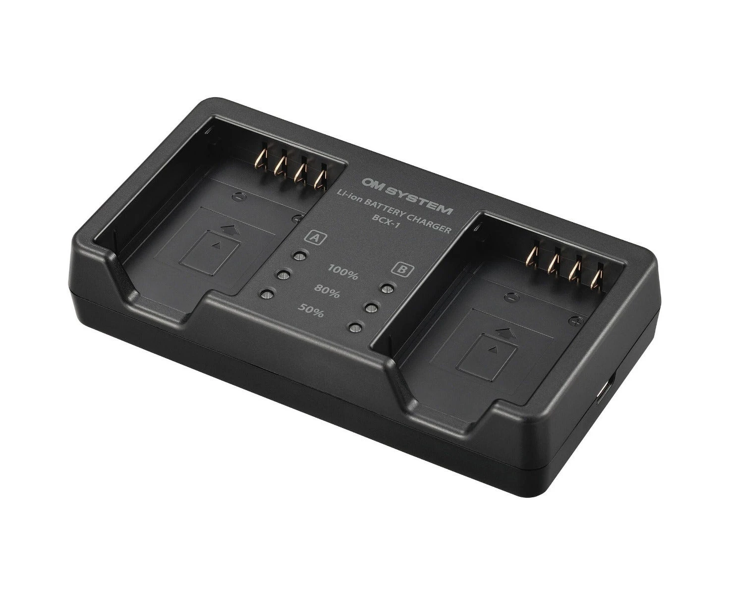 OM System BCX-1 Dual Battery Charger