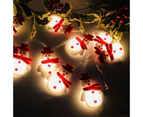 Snowman Reindeer LED Battery Fairy String Light Tree Party String Lights - Snowman