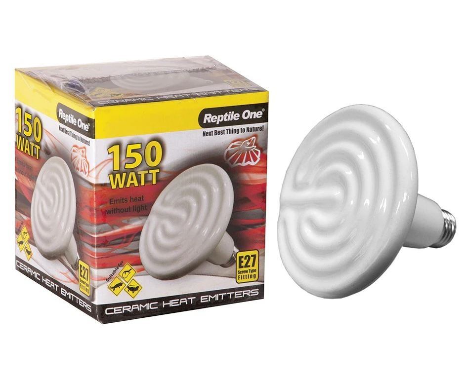 Reptile One Ceramic Heat Lamp 150w E27 Screw Fitting