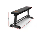 Everfit Weight Bench Flat Bench Press Home Gym Equipment 300kg Capacity