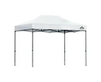 Instahut Gazebo Pop Up Marquee 3x4.5m Folding Tent Wedding Outdoor Camping Canopy Gazebos Shade White