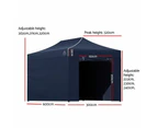 Instahut Gazebo 3x6 Pop Up Marquee Folding Tent Wedding Gazebos Camping Outdoor Shade Canopy Navy