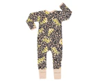Bonds Baby Zip Wondersuit - Cheetah Safari Floral