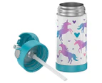 Thermos 355mL FUNtainer Vacuum Insulated Drink Bottle - Unicorns