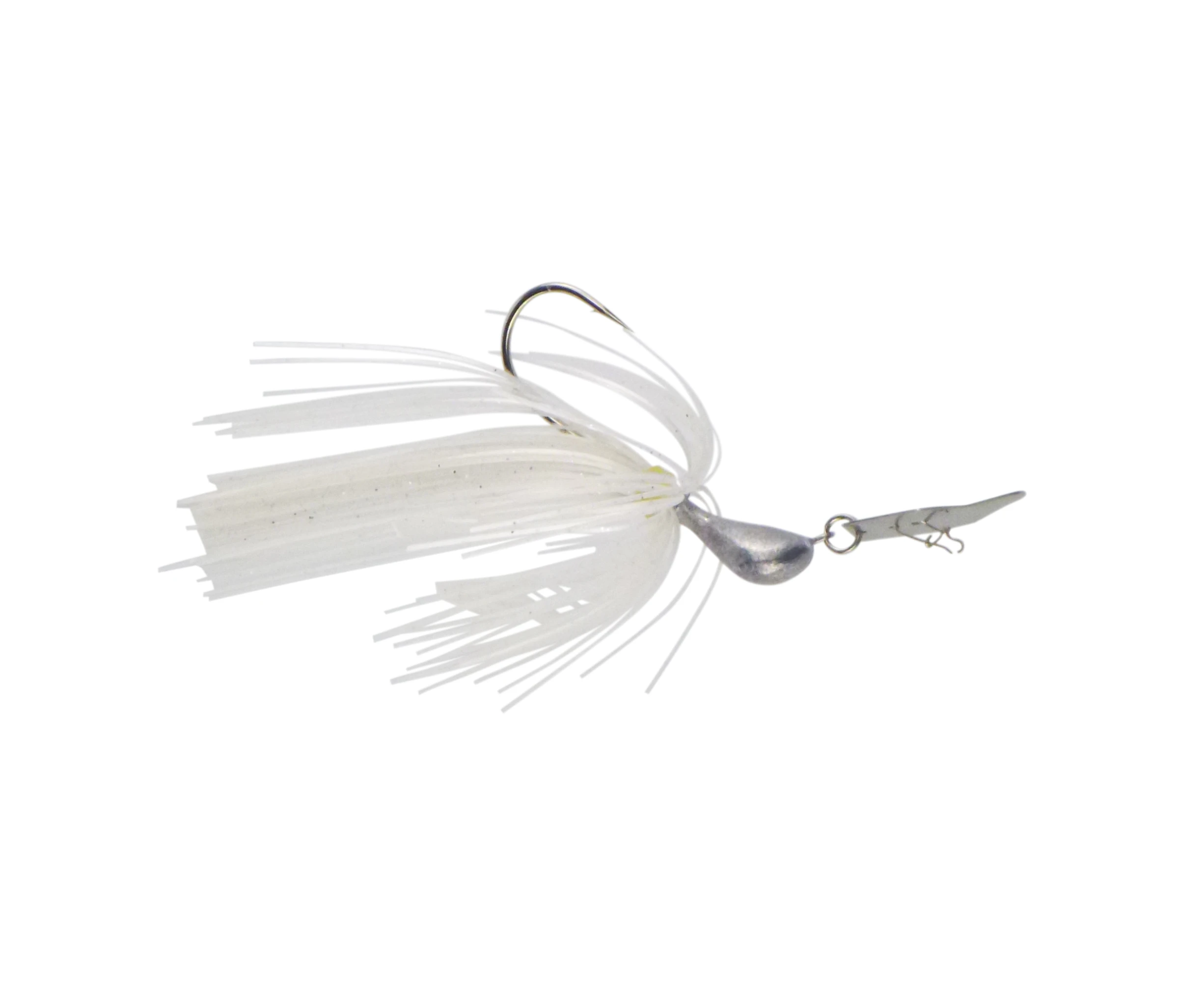 Dekoi 14gm Bladed Swim Jig, Chatterbait, Metallic Pearl, 2 pack