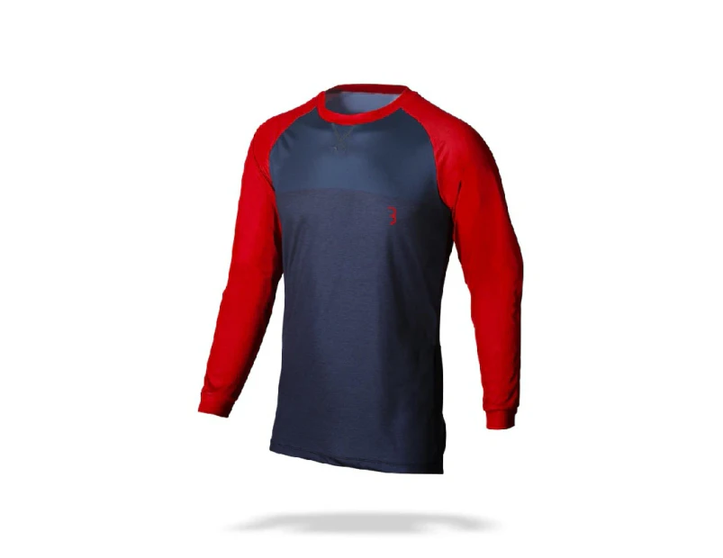 Bbb-Cycling Unisex Adventure Long Sleeve Switchback Jersey BBW-319 - Red