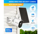 Anisee WIFI Camera CCTV Installation Solar Powered Surveillance Home Security System