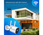 Anisee WIFI Camera CCTV Installation Solar Powered Surveillance Hom x4e Security System