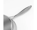 SOGA Stainless Steel Fry Pan 22cm Frying Pan Top Grade Induction Cooking FryPan