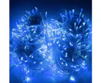 500LED 100M Waterproof Christmas Fairy String Lights For Wedding Garden Party - Blue and White