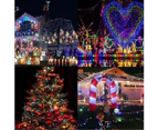 500LED 100M Waterproof Christmas Fairy String Lights For Wedding Garden Party - Multi