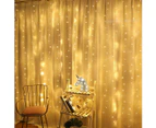 600 Led Curtain Fairy Lights Wedding Indoor Outdoor Christmas Garden Party Warm White 31V Safe to Use