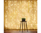 600 Led Curtain Fairy Lights Wedding Indoor Outdoor Christmas Garden Party Warm White 31V Safe to Use