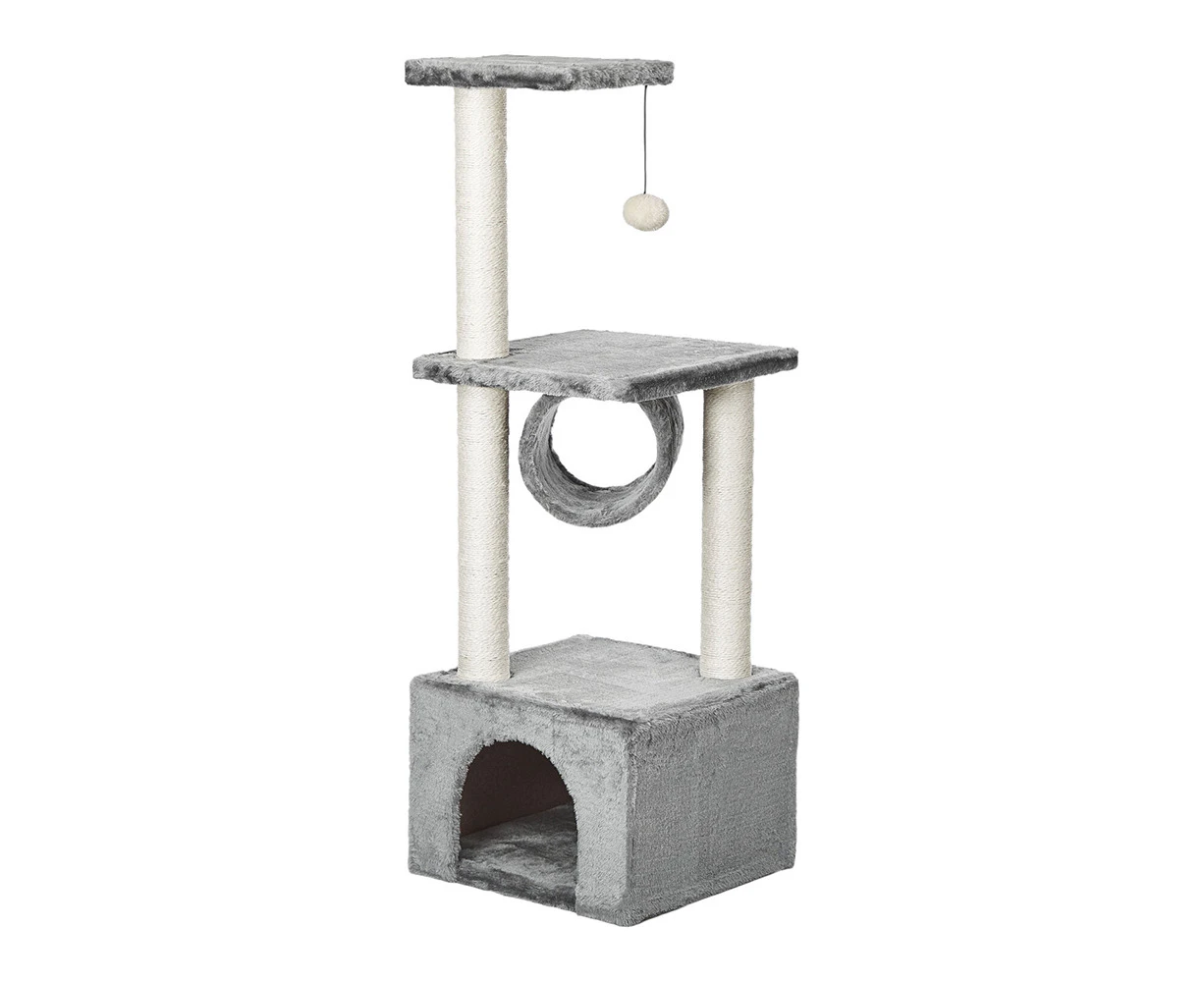 M-Pets 102cm Taga Cat Tree Scratch Post Condo Tower Pet Playground Grey/Beige