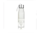 Infuser Water Bottle 650Ml Capacity Drinkbottle - White