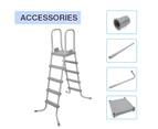 Bestway Above Ground Swimming Pool Ladder Steps Stairs for 1.32m Wall Height Pools