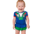 NRL Girls Tutu Footy Suit Body Suit - New Zealand Warriors -  Baby Toddler Kids