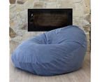 Blue Corduroy Beanbag Chairs - Ribbed Corduroy - Cinema Bean Bags - Snug Pod