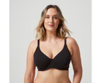 Target Fuller Figure Cotton Underwire Soft Cup Bra - Black