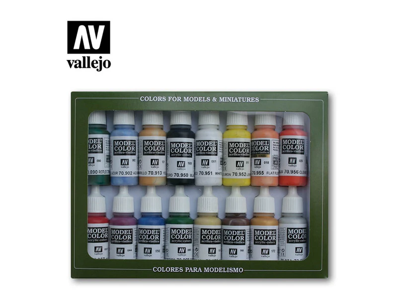 Vallejo Av70111 Model Colour American Civil War 16 Colour Acrylic Paint Set