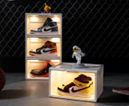 Ortega Home LED Sneaker Box Display w/ Voice Control - White